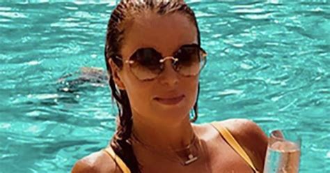 Britains Got Talents Amanda Holden Teases Fans In Barely There Bikini Good Lord Daily Star