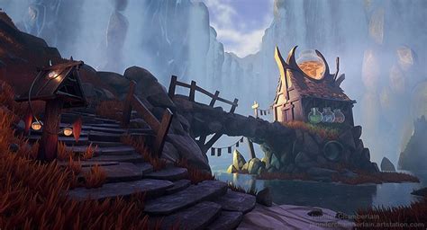 environment concept art portfolio - Renay Cordell