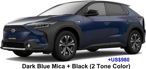 New Subaru Solterra Body Colors Full Variation Of Exterior Colours
