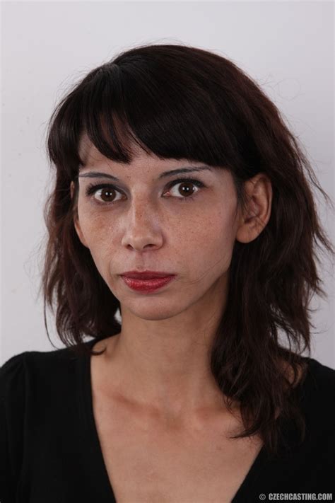 Skinny Brunette In Black Blouse Blue Jeans Xxx Dessert Picture