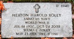 Heaton Harold Roley 1907 2003 Mémorial Find a Grave