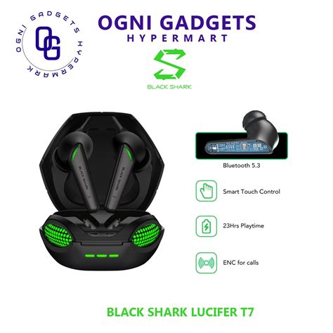 black shark lucifier  true wireless tws gaming earphone earbuds
