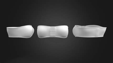 D Model Strappy Bikini Top Vr Ar Low Poly Cgtrader