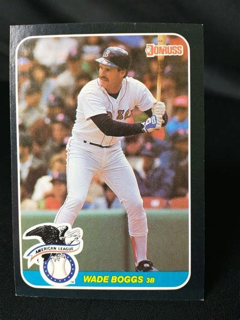 1987 DONRUSS GIANT WADE BOGGS BOSTON RED SOX JUMBO CARD EBay In 2022