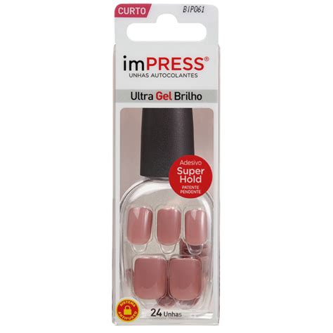 Unhas Kiss New York Impress Autocolante Summer Nude Ebc Atacado De Cosm Ticos