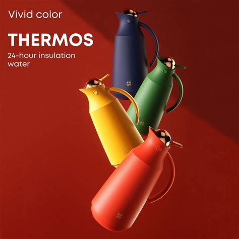 Thermos Stainless Steel Hot Cold Warm Thermal Flask Pot Pitcher Jug Bottle Termos Teko Cerek