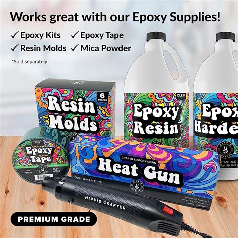 Craft Heat Gun W Speed Small Mini Hot Air Tool For Resin Polymer Clay Candle Making