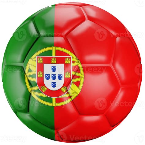 Free 3d Render Soccer Ball With Portugal Nation Flag 15714762 Png With
