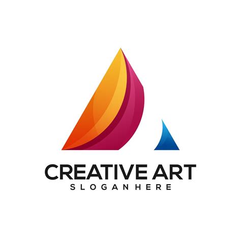 Media logo gradient colorful design 7578355 Vector Art at Vecteezy