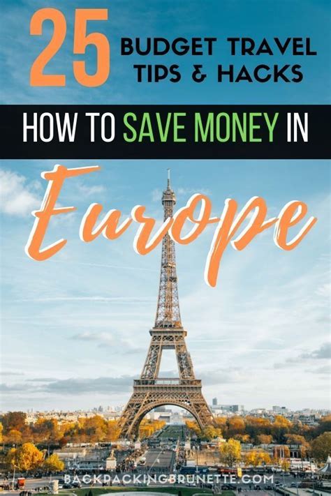 travel europe cheap  budget travel tips backpacking