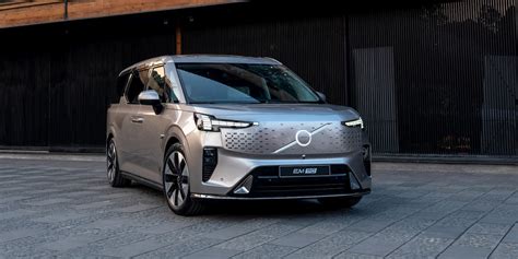 Volvos First Electric Minivan The EM90 Officially Rolls Off The