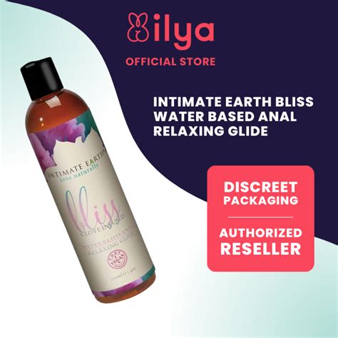 Intimate Earth Bliss Water Based Anal Relaxing Glide Lubricant