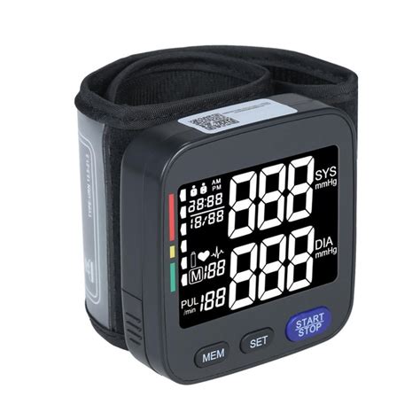 Профессиональный автоматический тонометр на запястье, прибор с памятью ...
