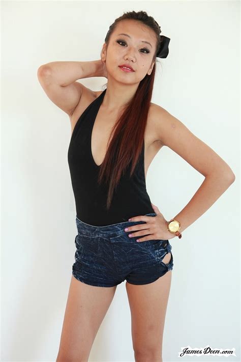 Asian Teen With Tiny Breasts Miko Dai Poses Naked After Striptease Coedcherry