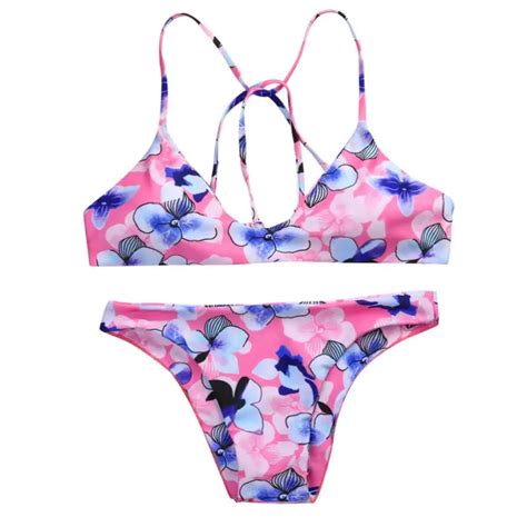 Sexy Women Swimsuit Push Up Swimwear Print Bikini Set Swimsuit Female Brazilian Swimwear Summer