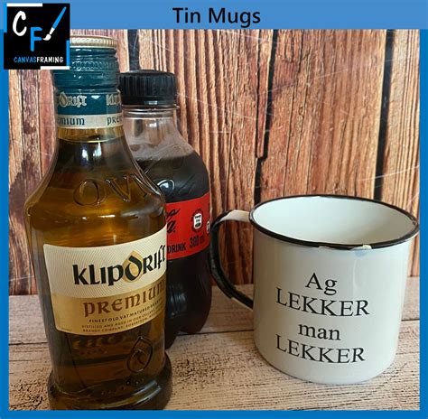 Tin Mugs Canvas Framing