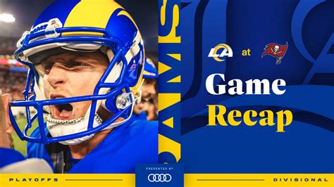 Game Recap Matt Gay S Game Winning Field Goal Lifts Rams To 30 27 Win Over Buccaneers Sending