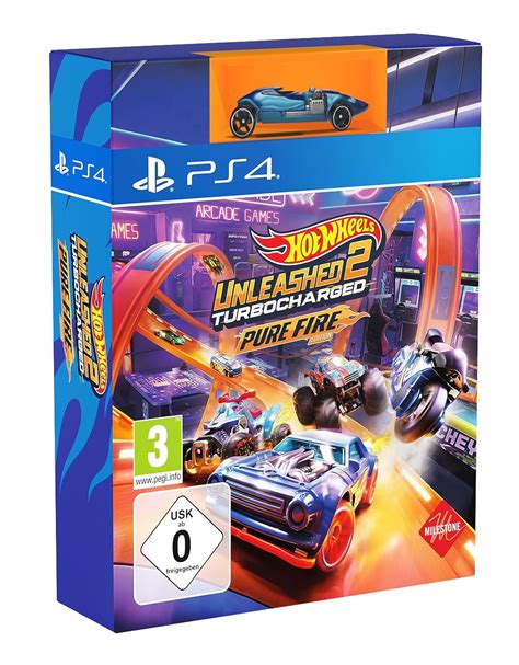 Amazon Milestone HOT WHEELS UNLEASHED 2 Turbocharged Pure Fire Edition Playstation 4