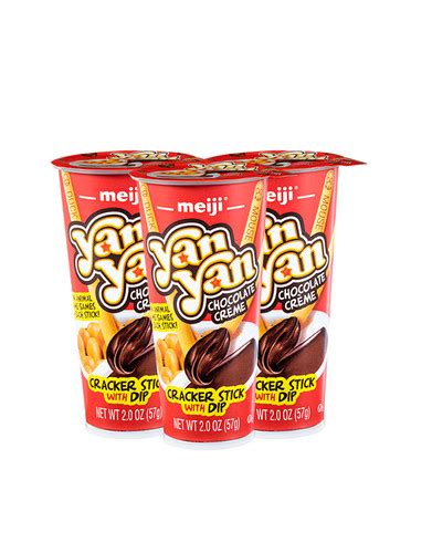 Meiji Yan Yan Chocolate Cream Snacks Cee