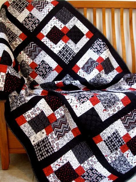 Reserve For Beads2loveshop Twin Topper Or Lap Quilt 46 X 76 Black