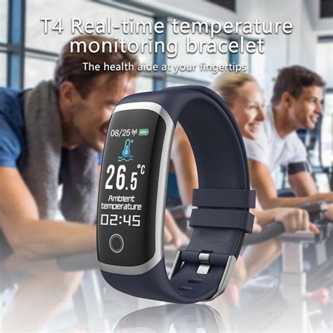Smart Watch T4 IP67 Waterproof Sport Bracelet Health Monitor Heart Rate ...