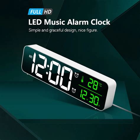 Digital Clock For Bedroom | High Definition LED Clock