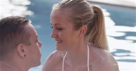 Tiny Blonde Cecilia Pool Sex Sicilia Model