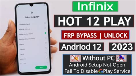 Infinix Hot Play Google Account Bypass Frp Unlock Without PC Fix