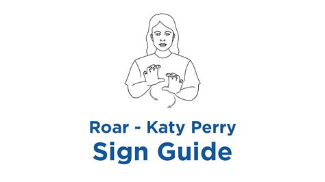 Roar Sign Guide Key Word Sign Australia