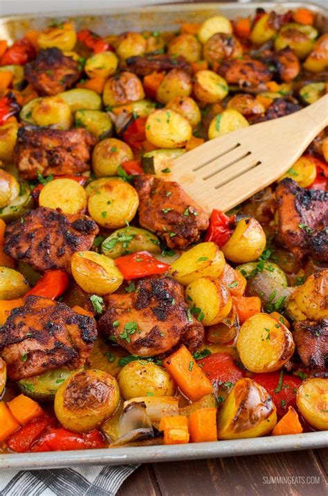 chicken potato vegetable tray bake chicken  vegetable casserole