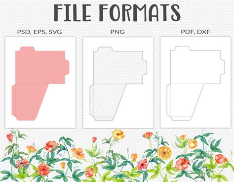 Small Tab Pocket Junk Journal Template 4x6 Folder Svg Etsy