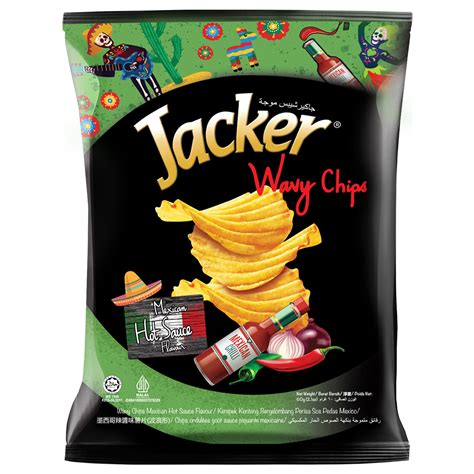 Jacker Wavy Chips G Mexican Hot Sauce Oriental Food Industries Sdn Bhd