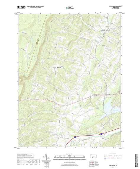 schellsburg pennsylvania  topo map mytopo map store