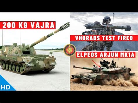 Indian Defence Updates K Vajra Order Vshorads Test Elpeos Fcs On