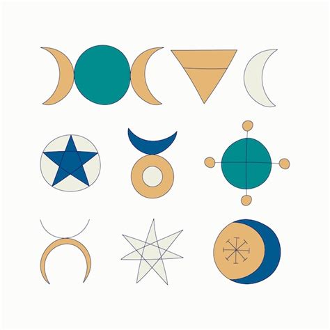 Free Vector Hand Drawn Wiccan Illustration