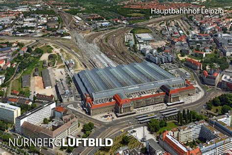 Hauptbahnhof Leipzig Luftaufnahme
