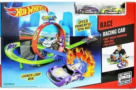Детский игрушечный автотрек Hot wheels HW с машинкой Оптом RoyalToys