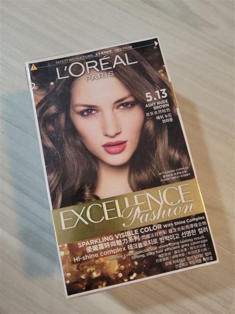 Loreal Ashy Nude Brown Hair Dye Excellence Fashion Series Beauty Personal Care Hair On Carousell