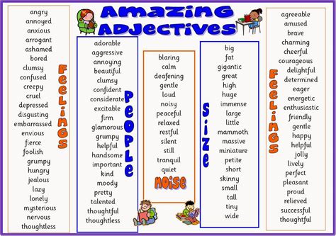 bjss english department adjectives
