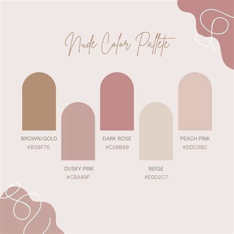 Color Palette Pink Nude Color Palette Color Schemes Colour Palettes