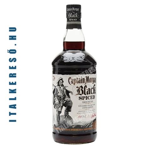 Captain Morgan Black Spiced Rum 1L vásárlás Italkereső hu