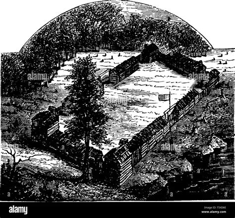 Daniel Boone Fort Black And White Stock Photos And Images Alamy