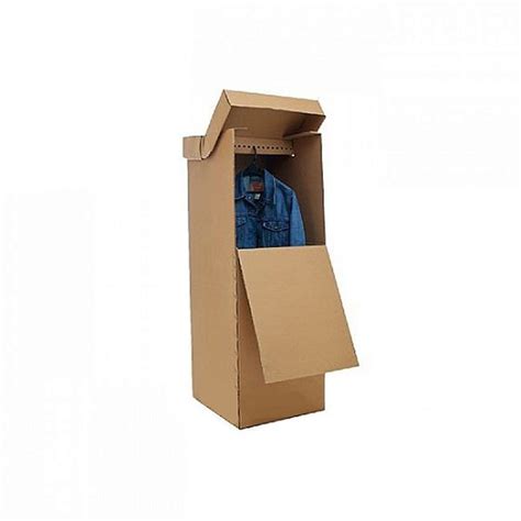 Guarda Roupas De Papelão - Guarda Roupa de Papelão com Tampa 45x52x1,25 - CaixasGol