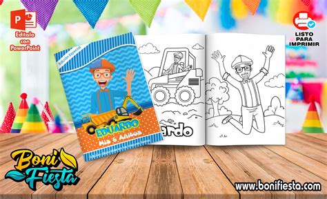 Kit Imprimible Libreta Para Colorear Blippi En Venta En Tres De Febrero