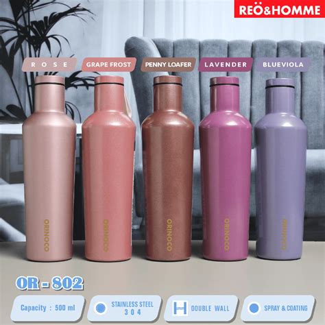Jual Reo Homme Botol Minum Pure Stainless Sus Ml Vacuum Flask Tumbler Glossy Keep Hot