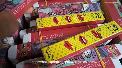 Box Expert Siap Tempahan Kotak Lipmatte Sexy Nude YouTube