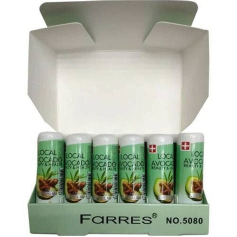 Farres cosmetics Помада гигиеническая 5080 "Avocado", 6 шт купить на ...
