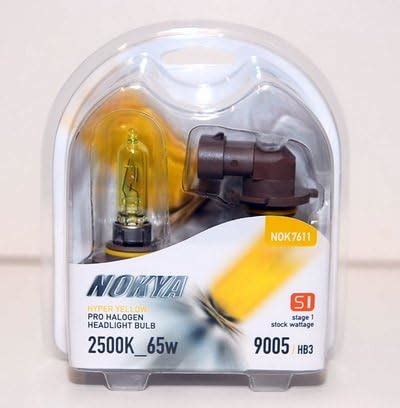 Nokya 9005 HB3 Arctic Hyper Yellow Stage 1 2500K Halogen Headlight