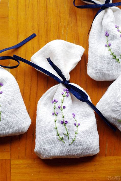 Diy Hand Embroidered Lavender Bags Step By Step Tutorial And Video