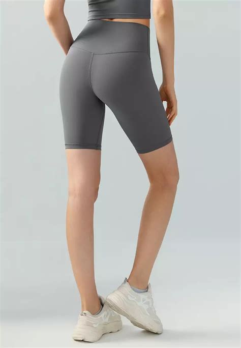 Buy HAPPY FRIDAYS Nude Sports Tight Shorts No Front Crotch Line DSG DSS Online